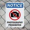 Signmission Photography Prohibited, 7 in W x Rectangle, Plastic OS-2PACK-NS-P-710-V-17273 - alternate 4